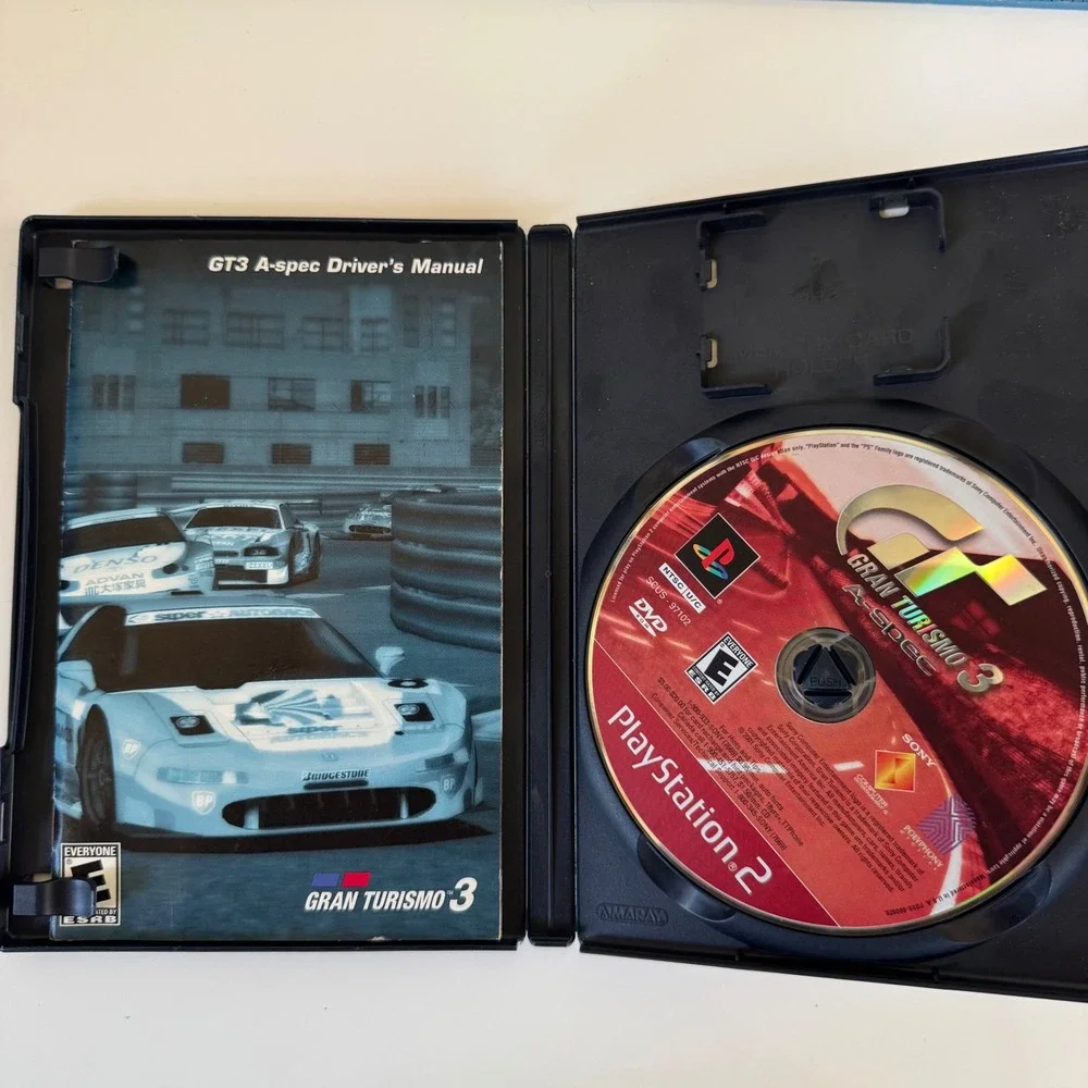 Gran Turismo 3 A-Spec Sony PlayStation 2 PS2 Greatest Hits Racing Game CIB
